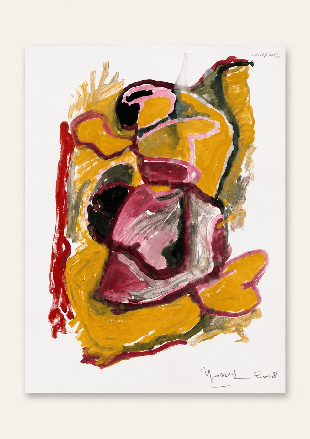 Sans titre, 2008, gouache
