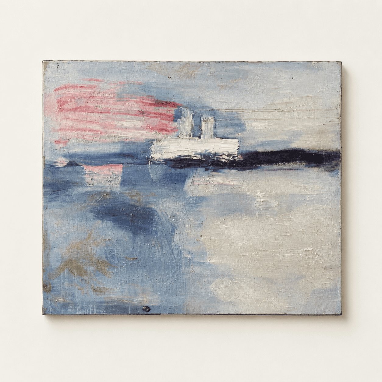 Bateau blanc, vers l'abstraction